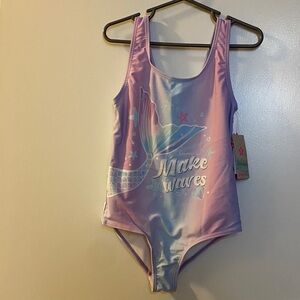 Magic Kids Swim One Piece - Purple and Blue Size 8
